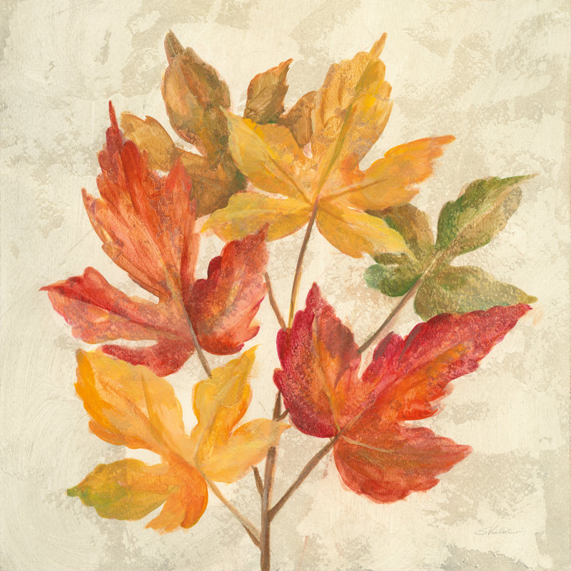 Feuilles de novembre IV, H 36 po x l 36 po