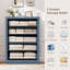 Commode 5 tiroirs, commode, armoire de rangement moderne avec tablette ouverte-379673578