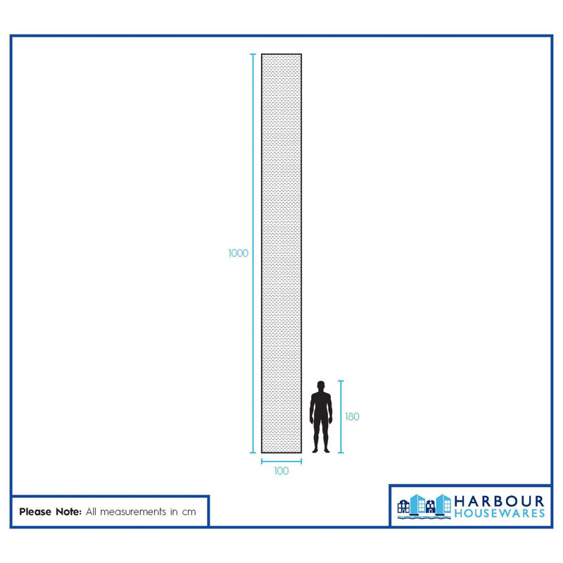 Harbour Housewares Weed Control Membrane - 1M x 10M (1 Roll)