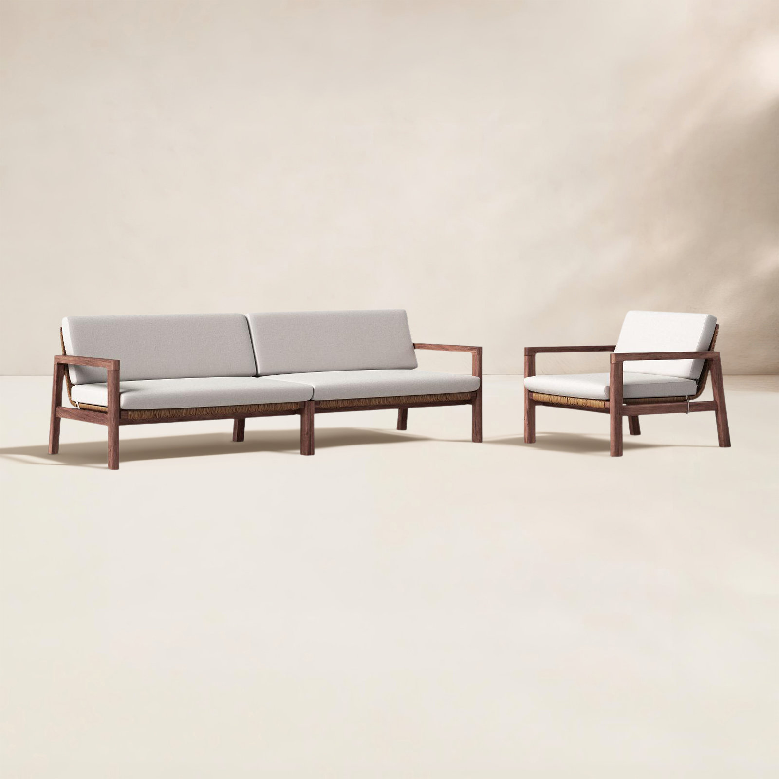 Nicholson 5 - Person Patio Conversation Set with Cushions
