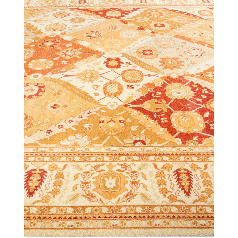 Sobina One-of-a-Kind 9' 1" X 12' 1" Hand Knotted Area Rug