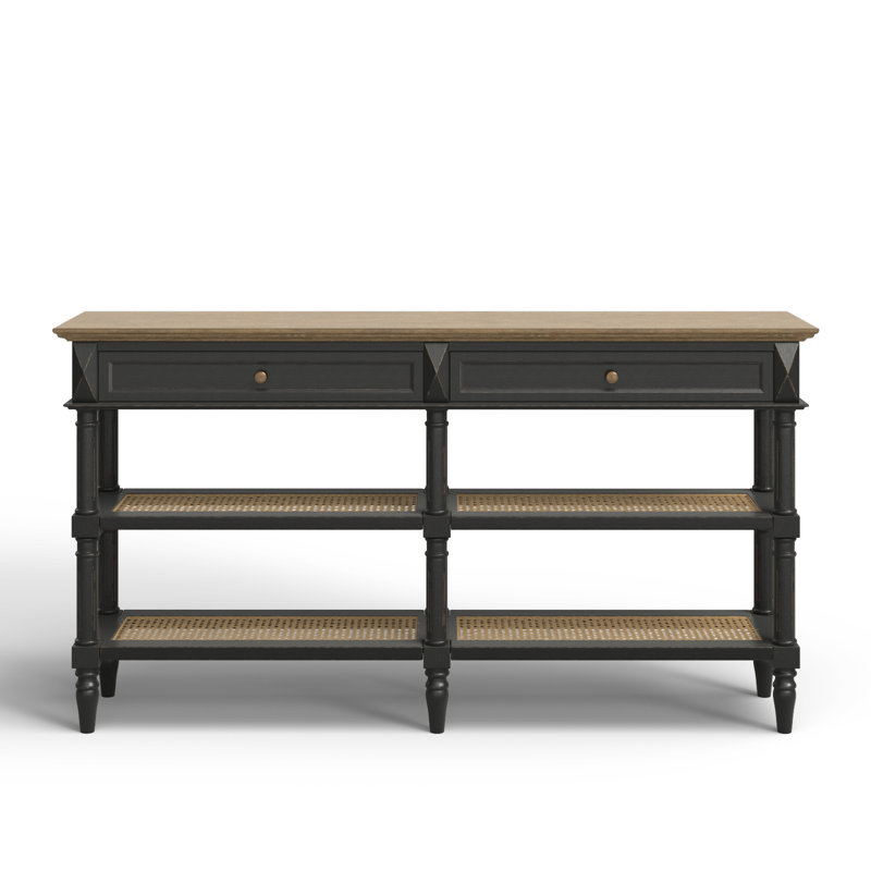Anshum Console Table, Black