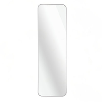 Miroir de porte argenté 47 po x 14 po