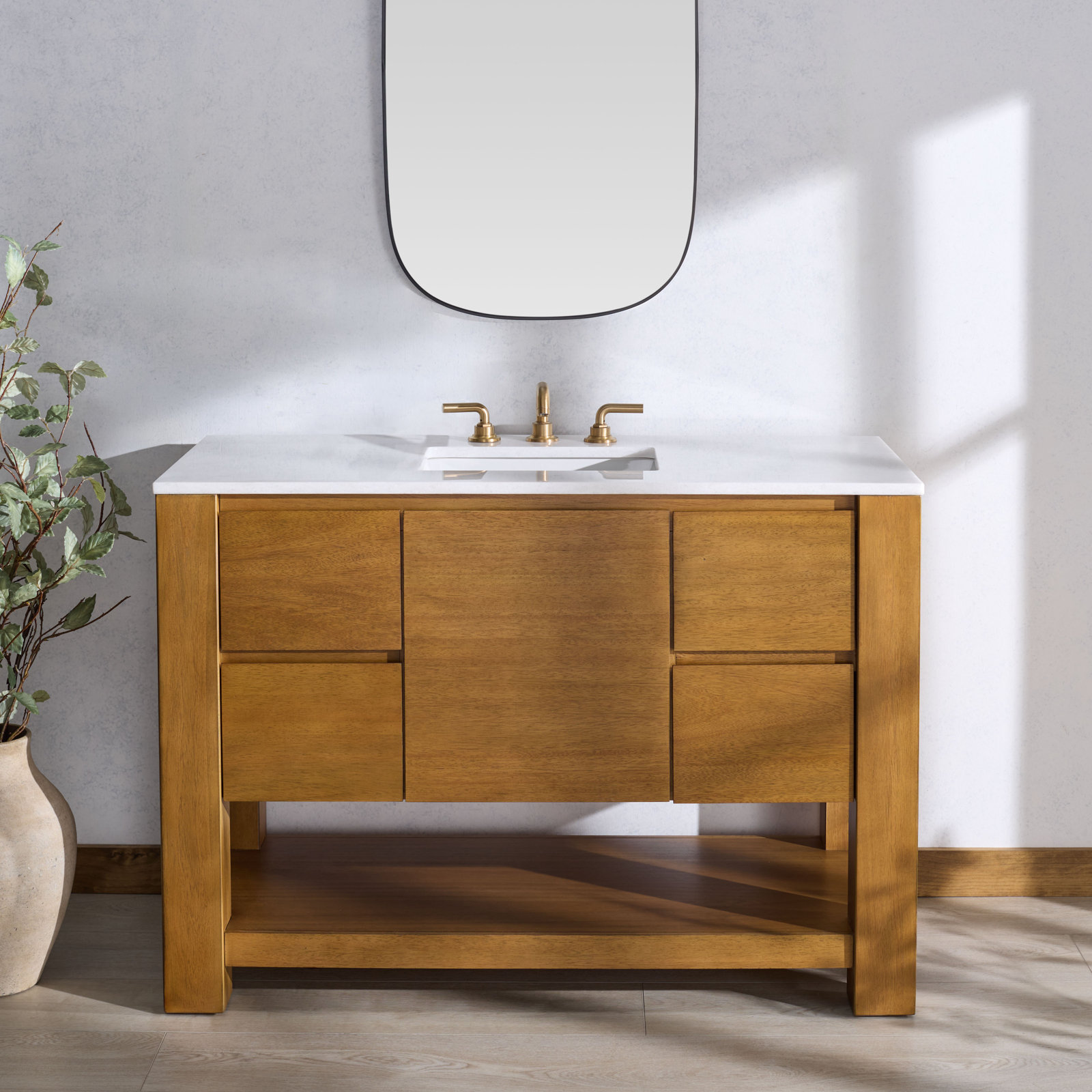 Bertino Single Sink Bathroom Vanity, 48"