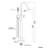 Freestanding Tub Faucet With Hand Shower In , Solid Metal, 3.9 Gpm Flow Rate, 44In D X 8In W 7In H, 9Lb, Bath Design Bathtub Shower, 43.17In 7.86In 7.15In, 9.16Lb, Bathroom Styling