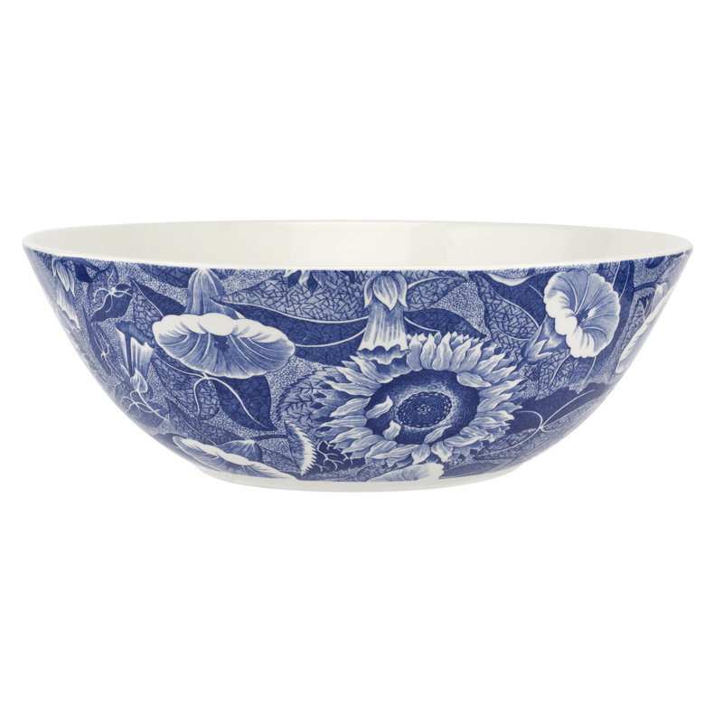 Spode Blue Room Salad Bowl 10.5" Sunflower