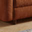 Canapé modulaire de rangement modulaire avec repose-pieds, dossier réglable haut-bas, canapé convertible en faux cuir ciré à l'huile, ensemble de salon à combinaison libre pour appartement-129170341