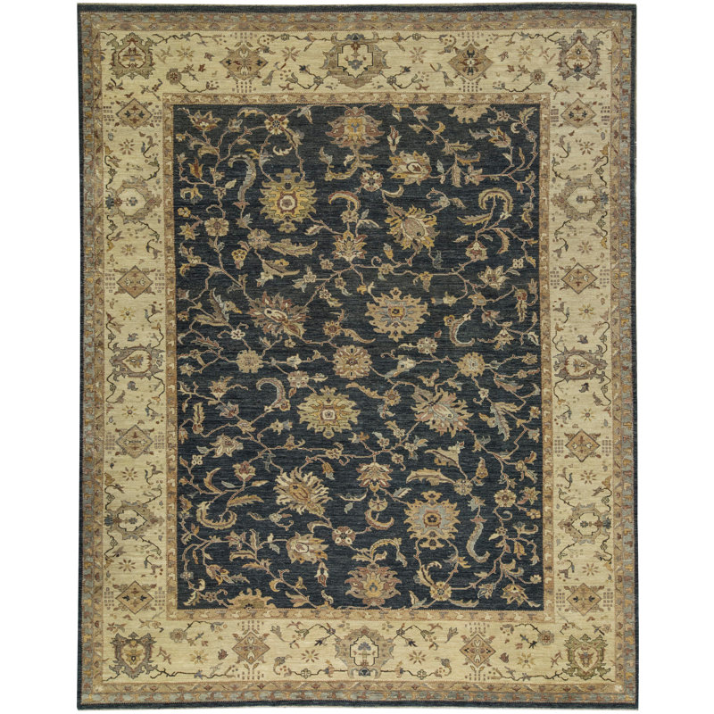 One-of-a-Kind Rectangle 12'2" X 15'1" Hand Knotted Area Rug