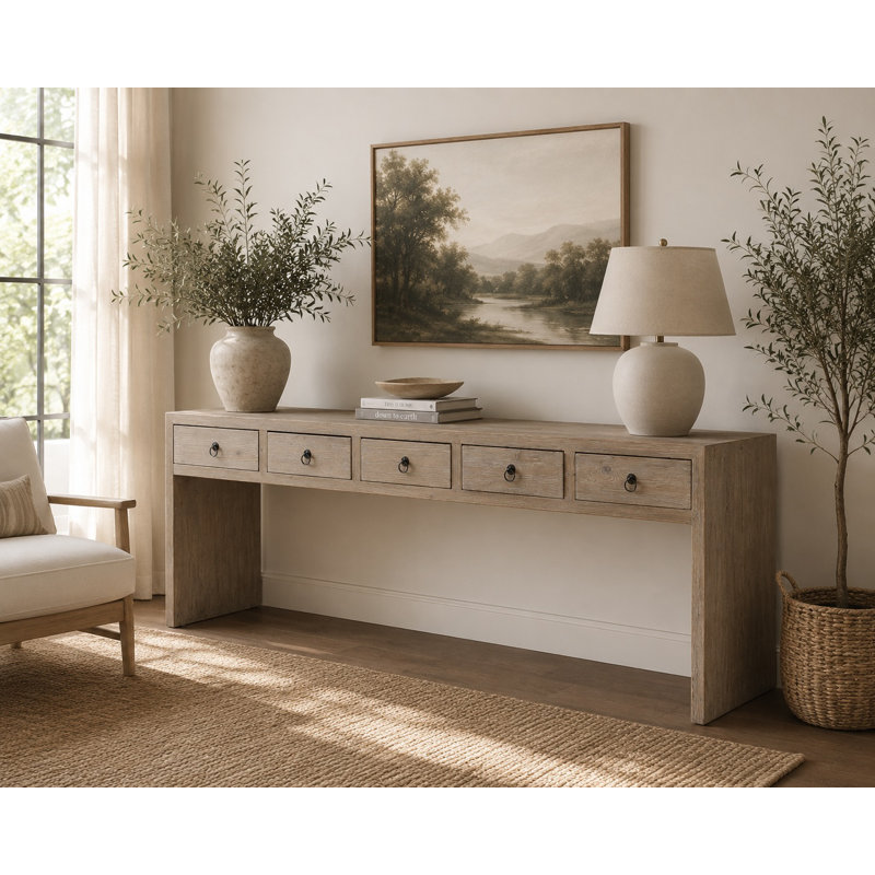 Solid Wood Credenza Desk