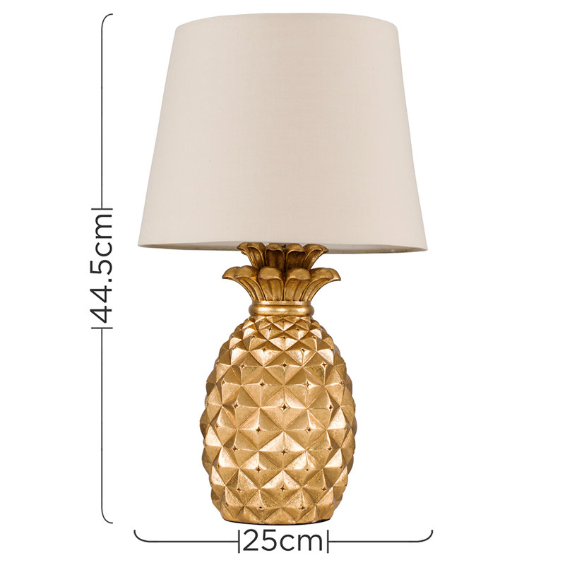 Thalia Table Lamp, Yes, Gold, Beige