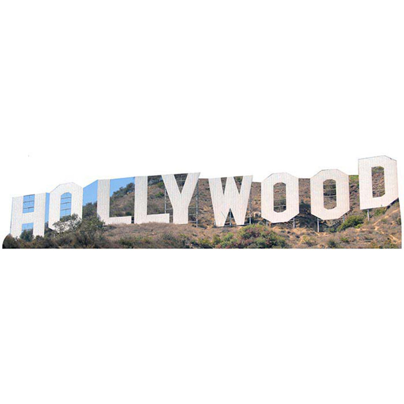 Hollywood Sign Cardboard Standup