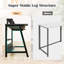 Bureau d'ordinateur 31,5 po pour petits espaces, bureau de bureau moderne avec tablette de rangement et support pour écran-392189953