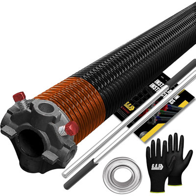 Garage Door Torsion Springs, w/ 1" Bearing, Gloves and Bars (273 x 2 x 35)