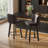  Swivel Upholstered Solid Wood Counter Stool (Set of 2)-932096388