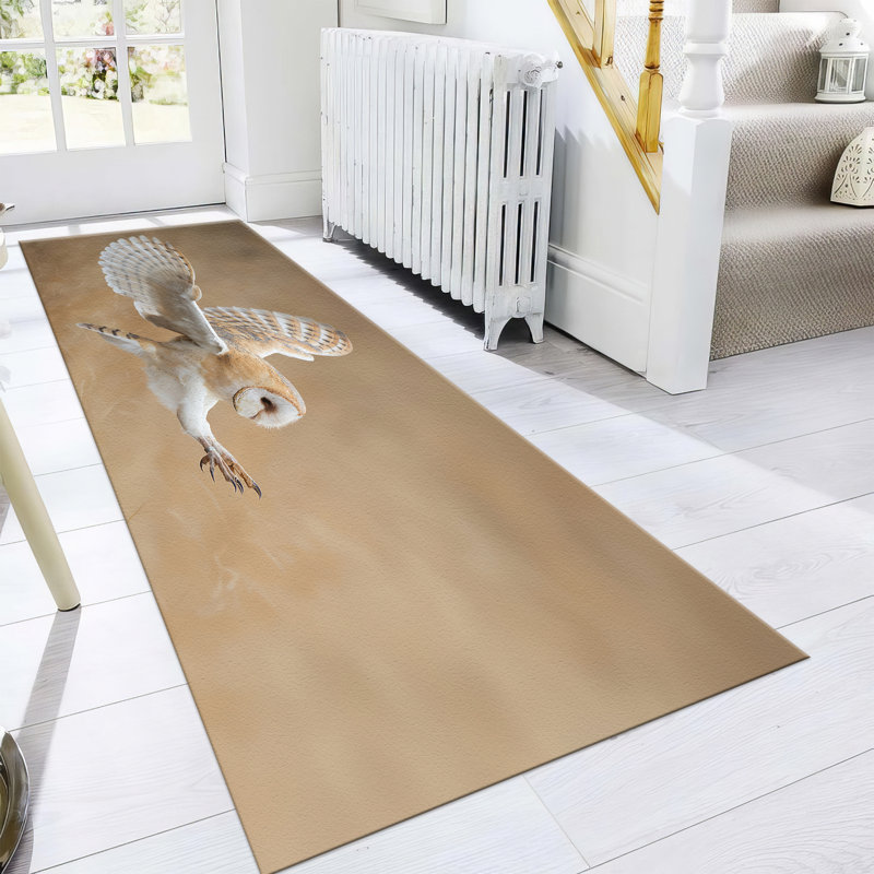 Elegant Floral Design Soft Pile Printed Rug Enhancing Any Living Space with Its Artistic Beauty, Rectangle 2' x 2'11"
