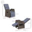 Daryll 57cm Wide Standard Recliner