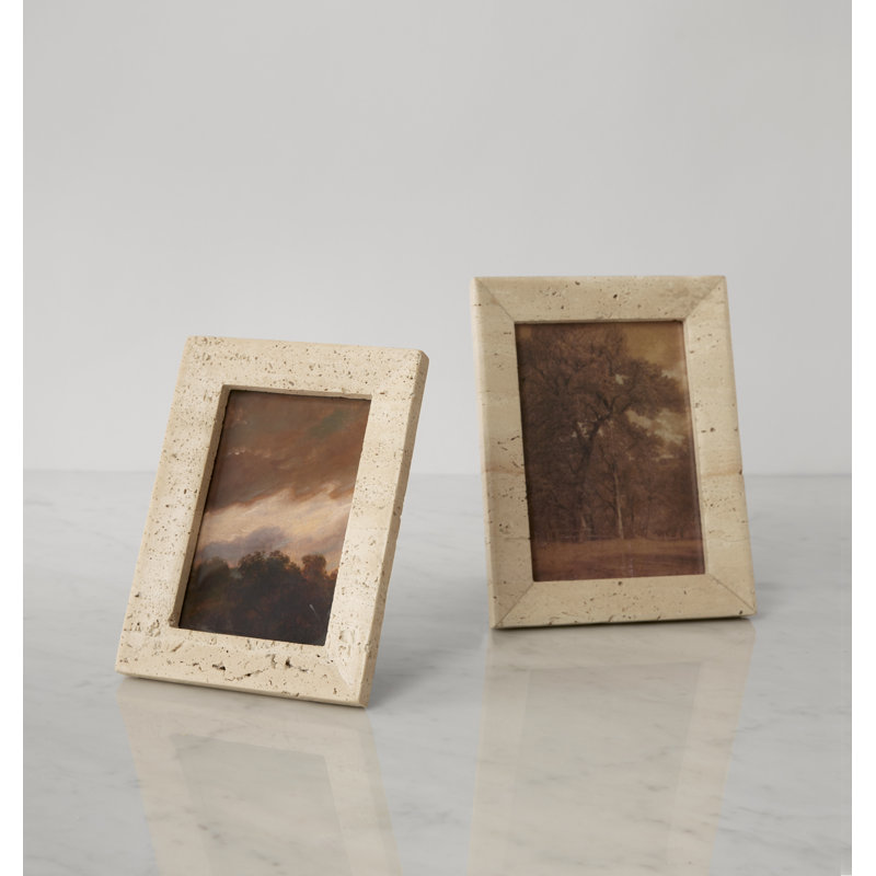 Travertino Picture Frame, 5" W x 7" H