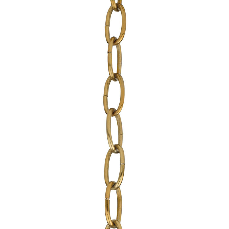 9-Gauge Chain, Gold, 120" H x 1" W