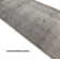 Custom Size Trellis Bordered Design Grey Washable Slip Resistant Medium Pile Hallway Rug