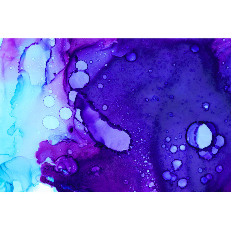 Kohaku, peinture fluide sur toile, H 8 po x l 12 po