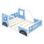 Lit plateforme double classique en forme de voiture avec roulettes-1196897101-1196897102