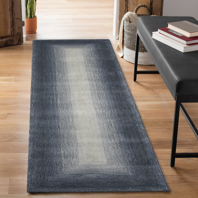 Wool Ombre Indoor Rug, Runner 2' x 7'6"