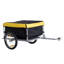 Remorque de rangement extérieure pour cargaison de vélo, remorque à deux roues pour chariot à bagages avec couvercle amovible,