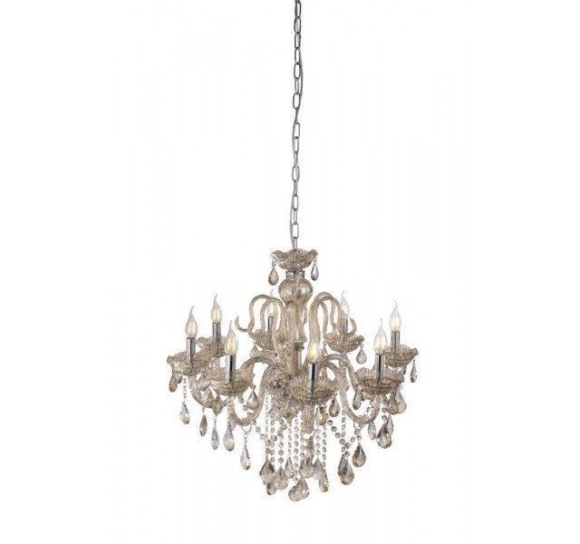 Debden 8 - Light Candle Style Chandelier