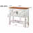 Blanc antique / brun n'est pas disponible