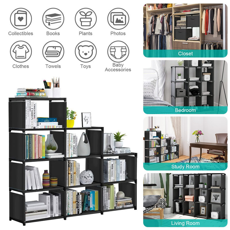 Tanira 10.03'' W Wall Mounted Shelving Unit
