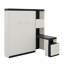 Lit escamotable double avec bureau et armoires