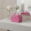 Coffret de voyage 9 "en cuir et rose