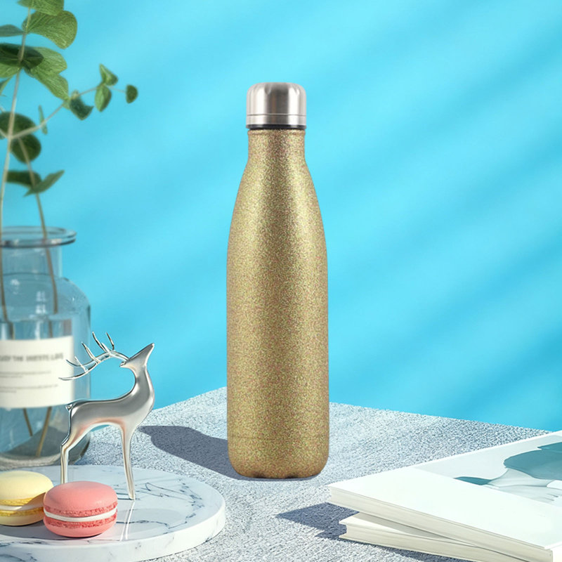 Bouteille d'eau en acier inoxydable 304, Doré