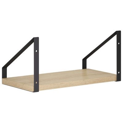 4 -Piece Steel Floating Shelf