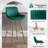 Set of Bar Stools, Velvet Fabric Counter Stool-1878013628-1878013631-1878013626