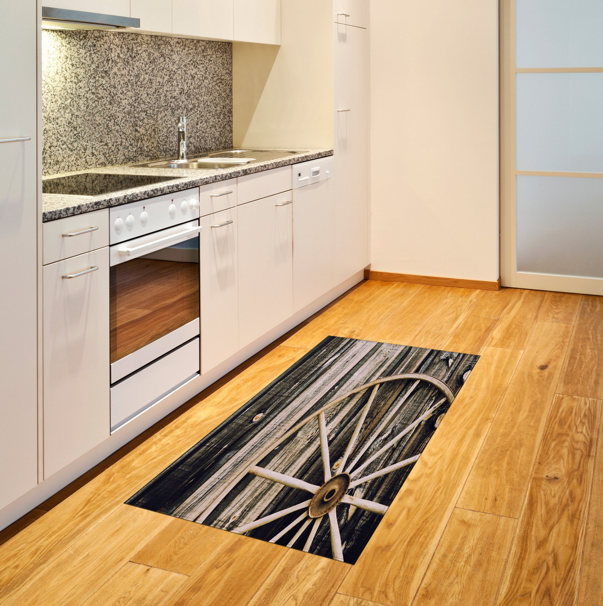 East Urban Home Wagon Wheel High Density Long Fiber Poly Threads ...