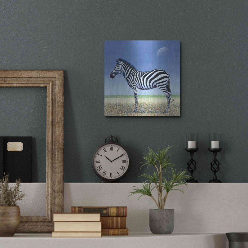 «Morning Moon» par Durwood Coffey, H 12 po x l 12 po
