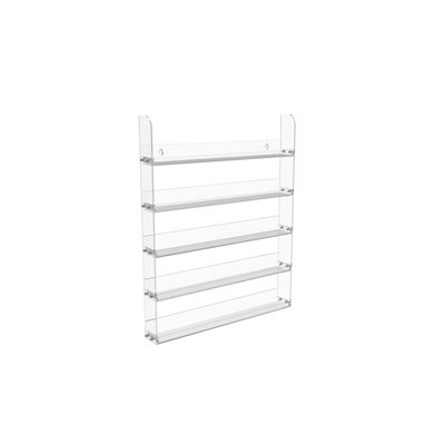 Leandra Acrylic 5 Compartment Makeup Organizer