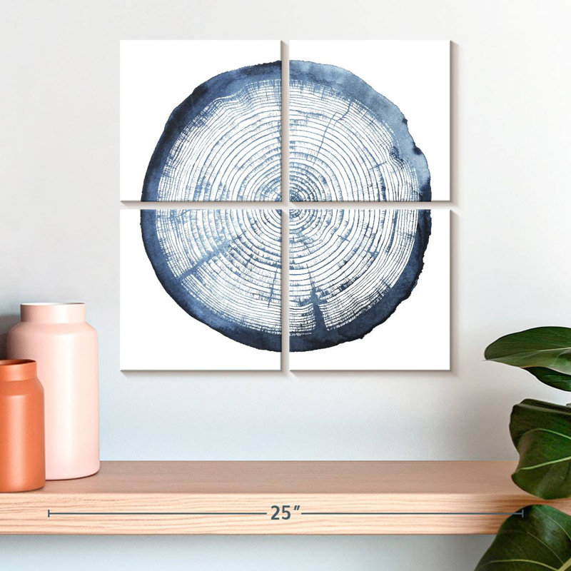 Avery Tree Ring Overlay I, 18'' H x 18'' W