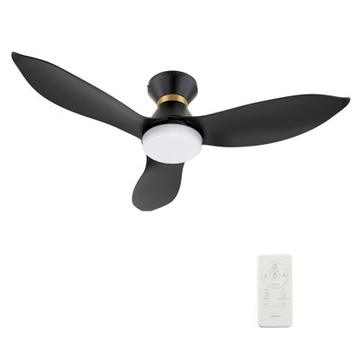45" Smart Ceiling Fan With Remote, Light Kit Included, Works With Google Assistant And Amazon Alexa,Siri Shortcut.