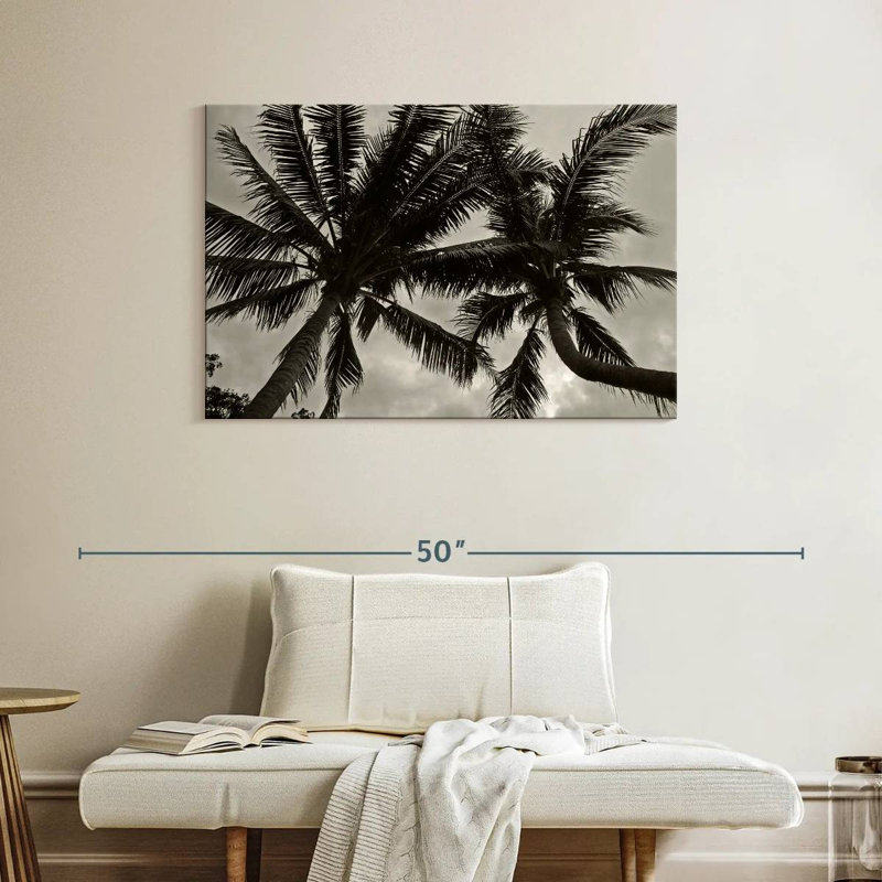 Harnek Palms At Night V, H 26 po x l 39 po