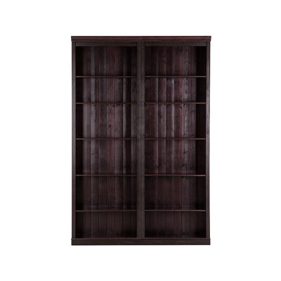 Bibliothek Bücherregal Demetricia 223 x 148 cm