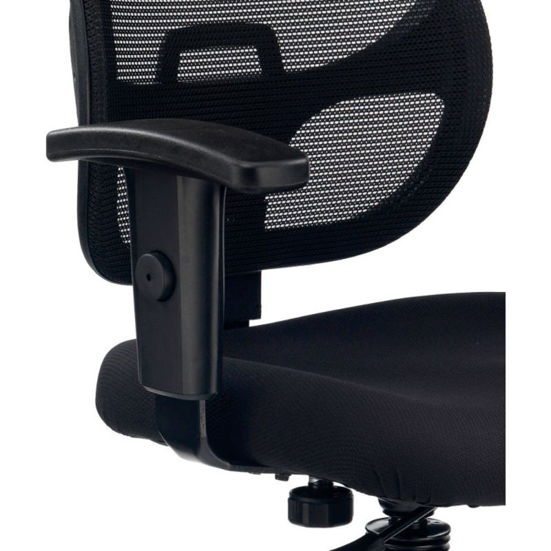 Traditional Backed Adjustable Height Ergonomic Lab Stool with Footring Wheels