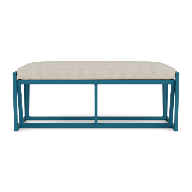 Summit Outdoor Dining Bench, Peacock, Fife Fog