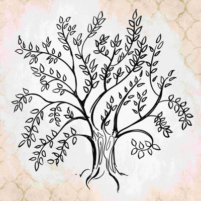 " Sketchy Tree Brown "