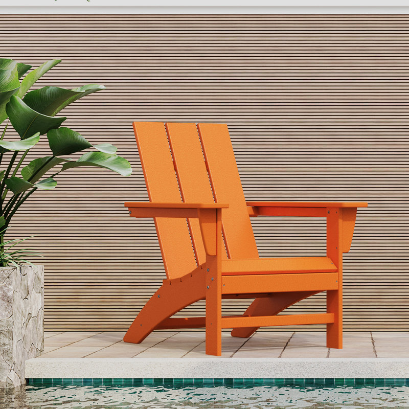 Chaise Adirondack POLYWOOD, Tangerine