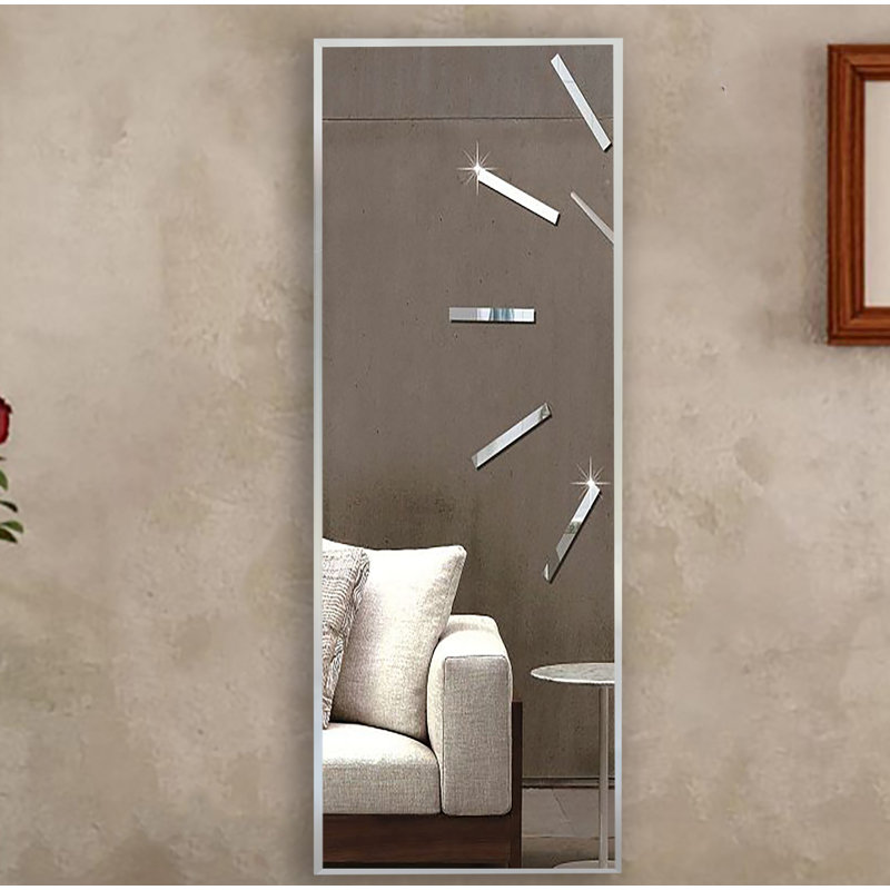 Derosier Metal Flat Wall Mirror, 60" H x 25" W