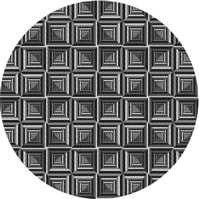 Tapis gris / noir Power Loom