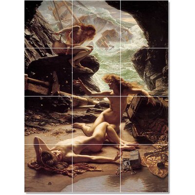 24"" x 32"" Ceramic Painting Decorative Mural Tile 8"" x 8 -  Picture-Tiles.com, W22918-L