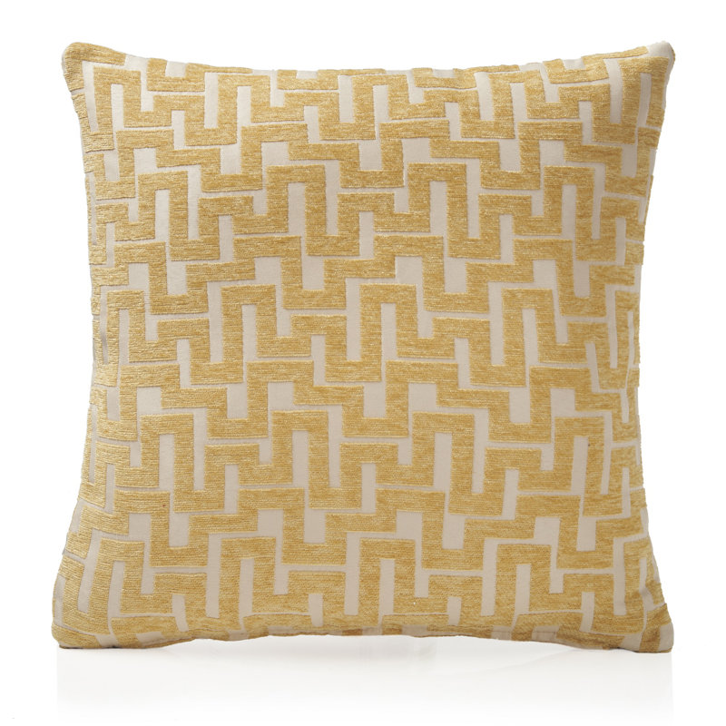 Filloreta Novo Geometric Scatter Cushion Cover, Ochre